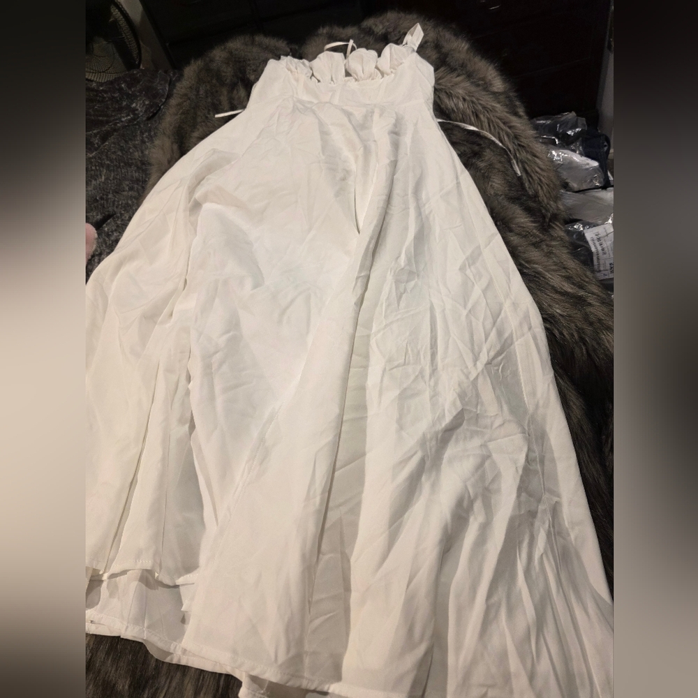 Elegant White Women's Skirt